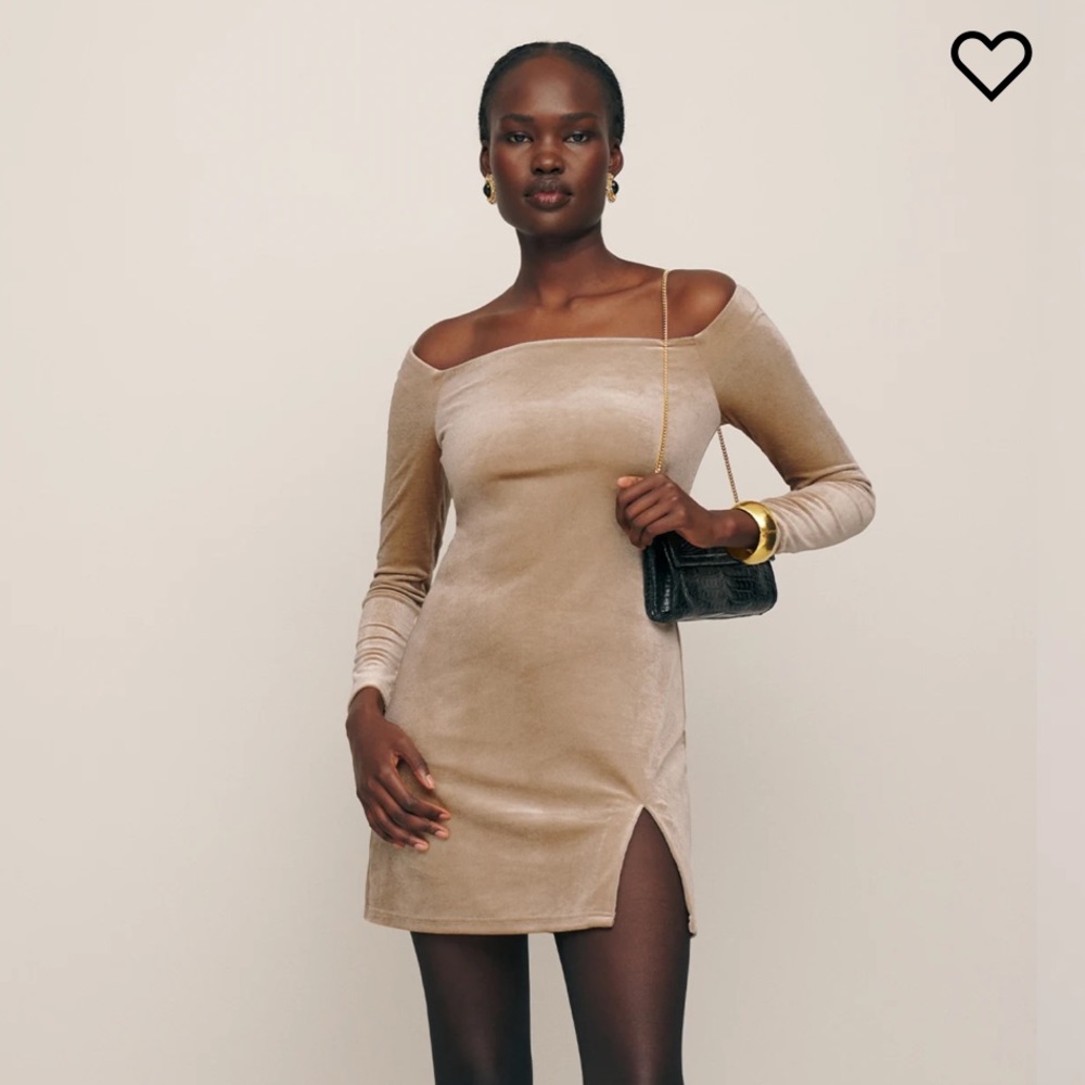 Dario velvet dress reformation